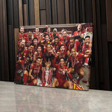 Load image into Gallery viewer, Liverpool Champions Canvas – Soccer Wall Art for Fans
