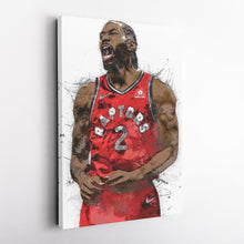 Load image into Gallery viewer, Kawhi Leonard Canvas Art – Toronto Raptors Wall Decor
