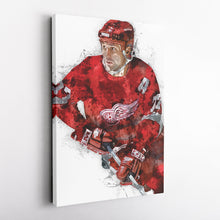 Load image into Gallery viewer, Paul Coffey Canvas Art – Detroit Red Wings Wall Decor
