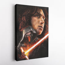 Load image into Gallery viewer, Kylo Ren Star Wars Poster Canvas Wall Art Decor - Dark Side Art
