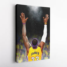 Load image into Gallery viewer, LeBron James Canvas – Lakers Champion Wall Art Decor

