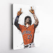 Load image into Gallery viewer, José Altuve Canvas Art - Houston Astros Wall Decor
