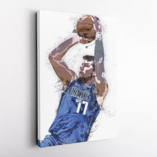 Load image into Gallery viewer, Luka Doncic Canvas Art – Dallas Mavericks Wall Decor
