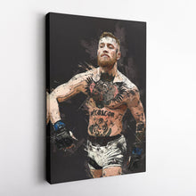 Load image into Gallery viewer, Conor McGregor Canvas Art – MMA Fighter Wall Decor
