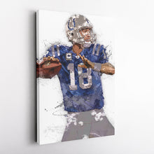 Load image into Gallery viewer, Peyton Manning Canvas Art – Indianapolis Colts Wall Decor
