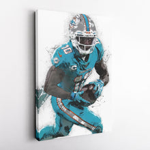 Load image into Gallery viewer, Tyreek Hill Canvas Art – Miami Dolphins Wall Decor
