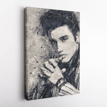 Load image into Gallery viewer, Elvis Presley Canvas – Geometric Music Wall Art Gift for Rock &amp; Roll Fans
