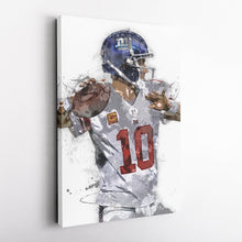 Load image into Gallery viewer, Eli Manning Canvas Art – New York Giants Wall Decor
