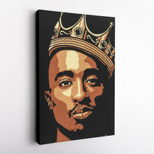 Load image into Gallery viewer, Tupac Canvas – Iconic Rap Wall Art for Music Lovers
