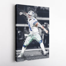 Load image into Gallery viewer, Dak Prescott Canvas Art – Cowboys Celebration Wall Decor
