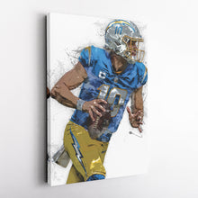 Load image into Gallery viewer, Justin Herbert Canvas Art – Los Angeles Chargers Wall Decor

