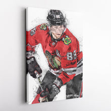 Load image into Gallery viewer, Patrick Kane Canvas Art – Chicago Blackhawks Wall Decor
