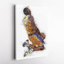 Load image into Gallery viewer, Kobe Bryant Canvas Art – Los Angeles Lakers Wall Decor
