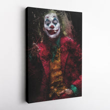 Load image into Gallery viewer, Joker Smoking Canvas – Dark Villain Wall Art Gift for Movie &amp; Comic Fans
