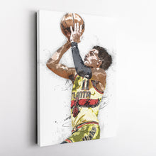 Load image into Gallery viewer, Trae Young Canvas Art – Atlanta Hawks Wall Decor
