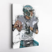 Load image into Gallery viewer, Nick Foles Canvas Art – Philadelphia Eagles Wall Decor
