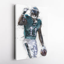 Load image into Gallery viewer, A.J. Brown Canvas Art - Philadelphia Eagles Wall Decor
