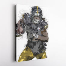 Load image into Gallery viewer, Najee Harris Canvas Art – Pittsburgh Steelers Wall Decor

