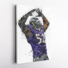 Load image into Gallery viewer, Ray Lewis Wall Art - Baltimore Ravens NFL Wall Decor
