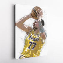 Load image into Gallery viewer, Luka Doncic Canvas Art – Los Angeles Lakers Wall Decor
