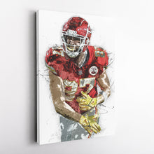Load image into Gallery viewer, Travis Kelce Canvas Art – Kansas City Chiefs Wall Decor
