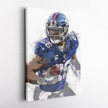 Load image into Gallery viewer, Saquon Barkley Canvas Art – New York Giants Wall Decor
