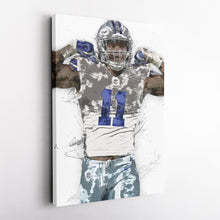 Load image into Gallery viewer, Micah Parsons Canvas Art – Dallas Cowboys Wall Decor

