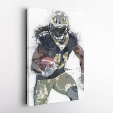 Load image into Gallery viewer, Alvin Kamara Canvas Art – New Orleans Saints Wall Decor
