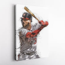 Load image into Gallery viewer, Bryce Harper Canvas Art – Washington Nationals Wall Decor
