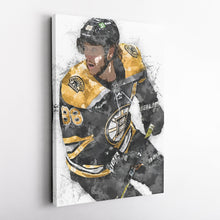 Load image into Gallery viewer, David Pastrnak Canvas Art – Boston Bruins Wall Decor
