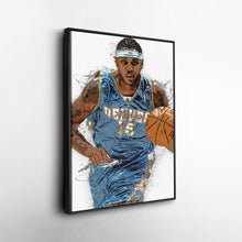 Load image into Gallery viewer, Carmelo Anthony Canvas Art – Denver Nuggets Wall Decor

