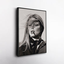 Load image into Gallery viewer, Brigitte Bardot Canvas – French Actress Wall Art Gift for Classic Cinema Lovers
