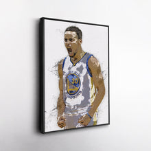 Load image into Gallery viewer, Stephen Curry Canvas Art – Golden State Warriors Wall Decor
