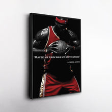 Load image into Gallery viewer, LeBron James Canvas Print – Cleveland Cavaliers Basketball Quote Wall Art Decor

