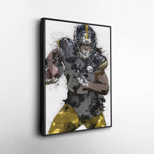 Load image into Gallery viewer, Najee Harris Canvas Art – Pittsburgh Steelers Wall Decor
