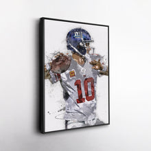 Load image into Gallery viewer, Eli Manning Canvas Art – New York Giants Wall Decor
