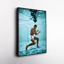 Load image into Gallery viewer, Muhammad Ali Underwater Canvas – Boxing Wall Art for Home Decor
