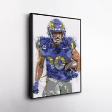 Load image into Gallery viewer, Cooper Kupp Canvas Art – Los Angeles Rams Wall Decor
