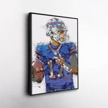Load image into Gallery viewer, Josh Allen Canvas Art – Buffalo Bills Wall Decor
