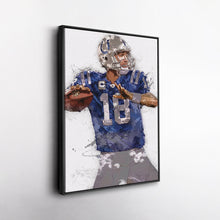 Load image into Gallery viewer, Peyton Manning Canvas Art – Indianapolis Colts Wall Decor
