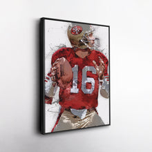 Load image into Gallery viewer, Joe Montana Canvas Art – San Francisco 49ers Wall Decor
