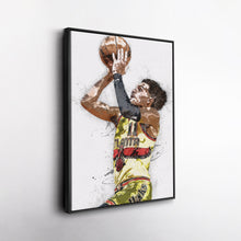 Load image into Gallery viewer, Trae Young Canvas Art – Atlanta Hawks Wall Decor
