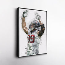 Load image into Gallery viewer, J.J. Watt Canvas Art – Houston Texans Wall Decor
