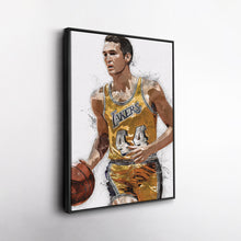 Load image into Gallery viewer, Jerry West Canvas Art – Los Angeles Lakers Wall Decor
