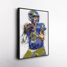 Load image into Gallery viewer, Matthew Stafford Canvas Art – Los Angeles Rams Wall Decor
