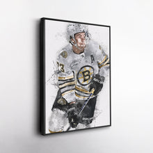 Load image into Gallery viewer, Charlie McAvoy Canvas Art – Boston Bruins Wall Decor
