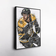 Load image into Gallery viewer, David Pastrnak Canvas Art – Boston Bruins Wall Decor
