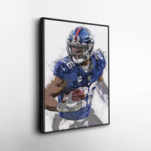 Load image into Gallery viewer, Saquon Barkley Canvas Art – New York Giants Wall Decor
