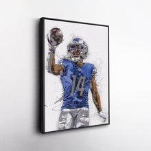 Load image into Gallery viewer, Amon-Ra St. Brown Canvas Art – Detroit Lions Wall Decor
