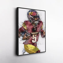 Load image into Gallery viewer, Jayden Daniels Canvas Art – Washington Commanders Wall Decor
